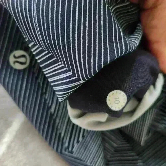 Lululemon Speed Up Crop Leggings Etch Hail Midnight Navy - Picture 5 of 6